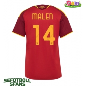 AS Roma Donyell Malen #14 Hemmatröja Kvinnor 2026-27 Kortärmad